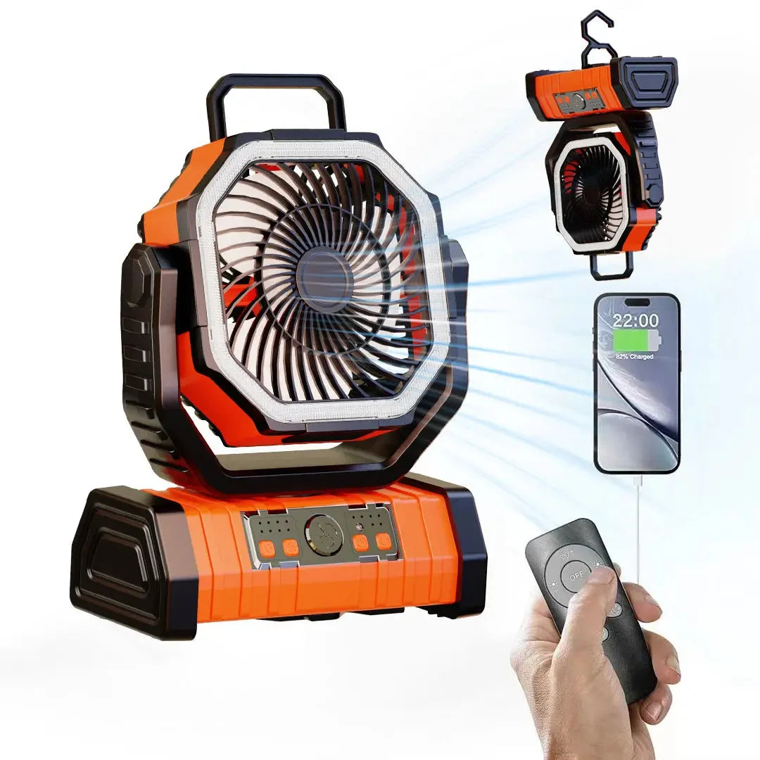 VarietyHaven™ Rechargeable Portable Camping Fan