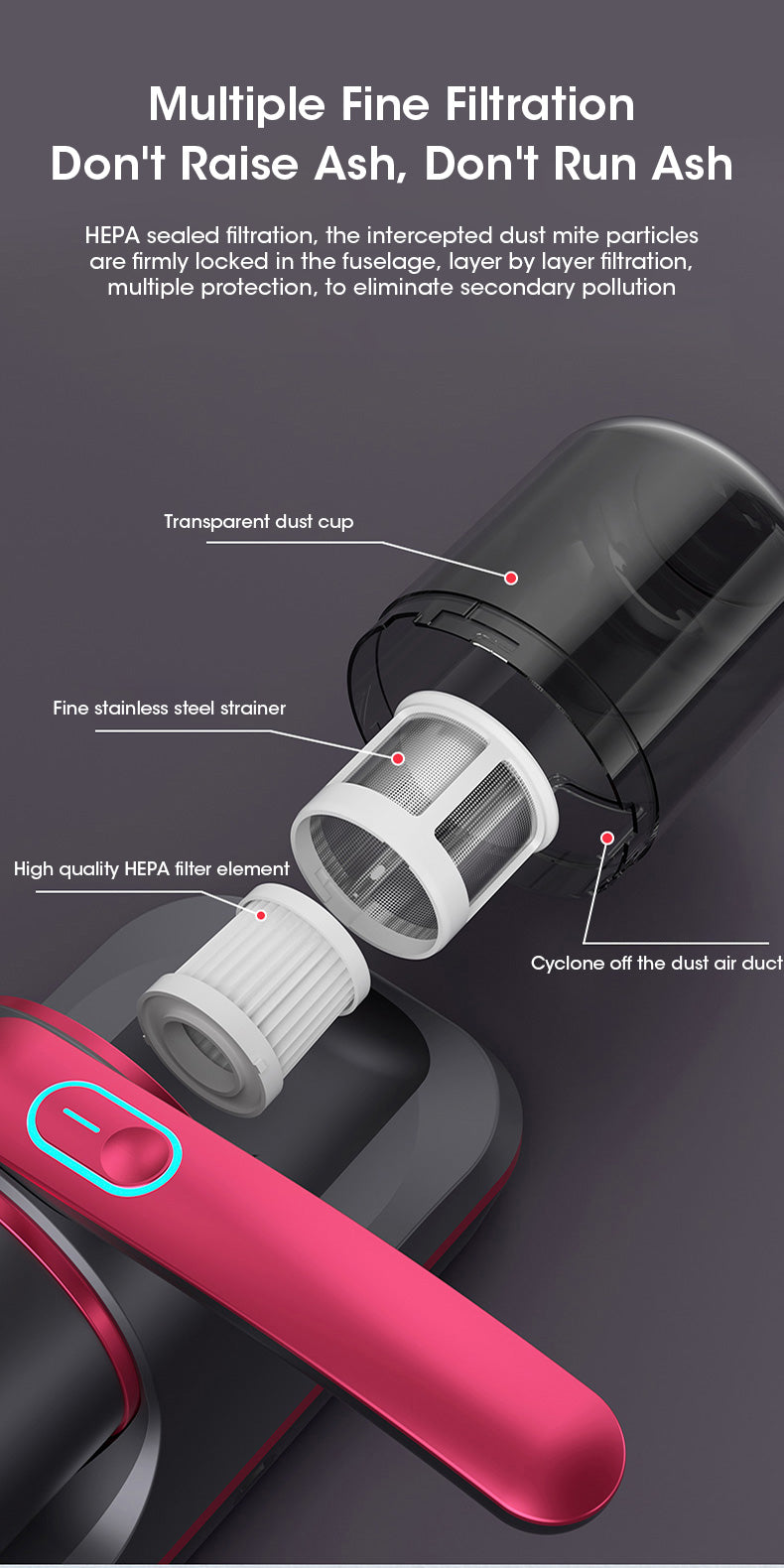 UV Handheld Vacuum Cleaner