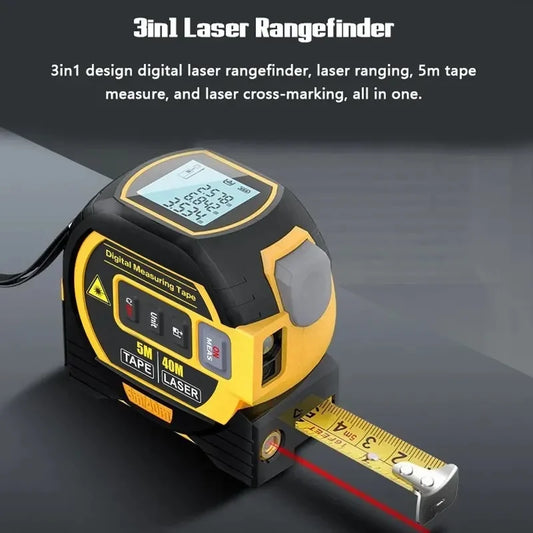 VarietyHaven™ 3 in 1 Laser tape measure